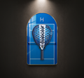 Premium Padel Racket Display Frame Electric Blue Arena Edition (Excluding the Racket)