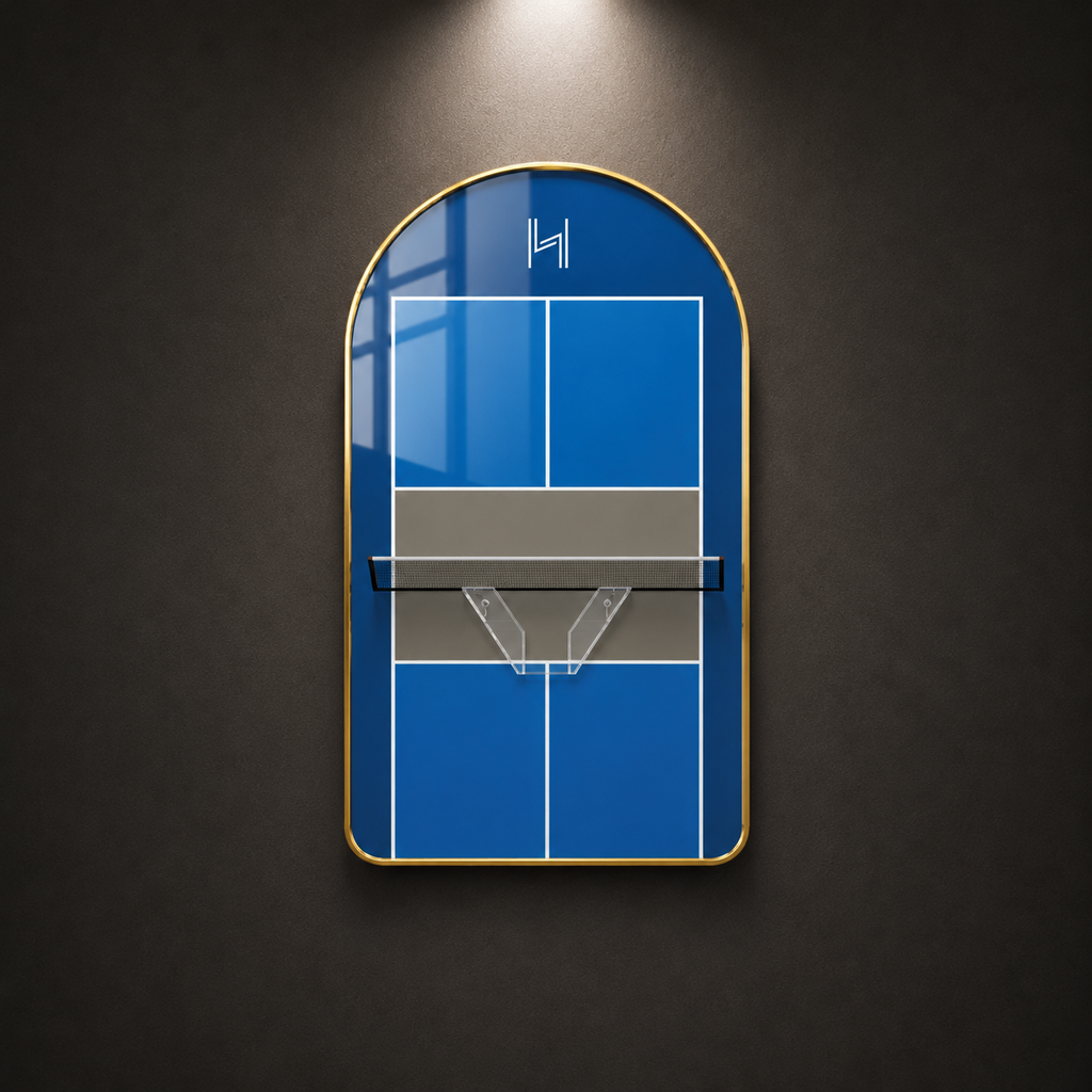 Premium Pickleball Paddle Display Frame Court Series (Excluding the Racket)