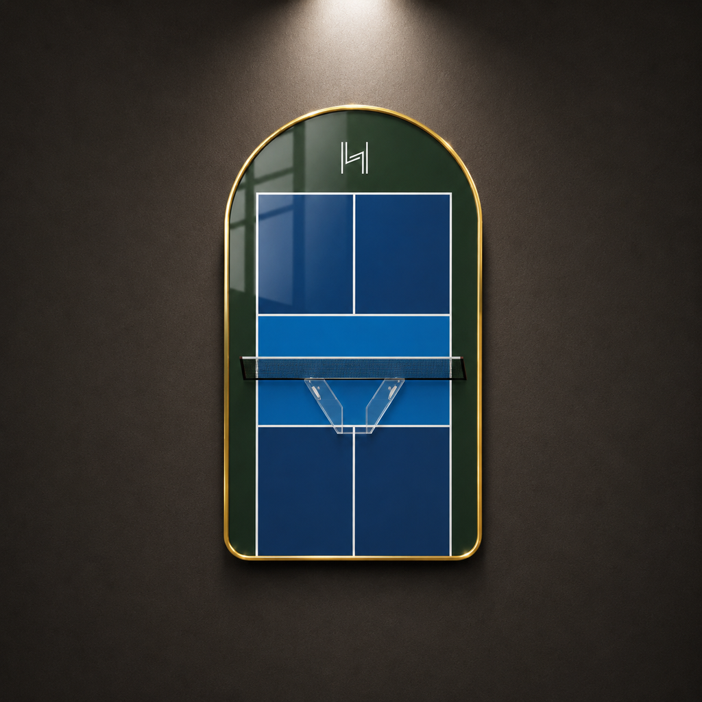 Premium Pickleball Paddle Display Frame Court Series (Excluding the Racket)