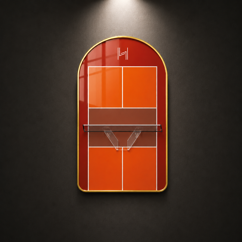 Premium Pickleball Paddle Display Frame Court Series (Excluding the Racket)