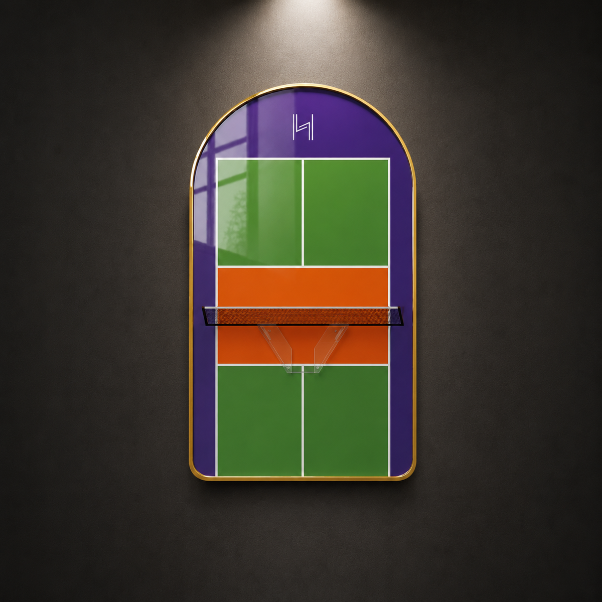 Premium Pickleball Paddle Display Frame Court Series (Excluding the Racket)