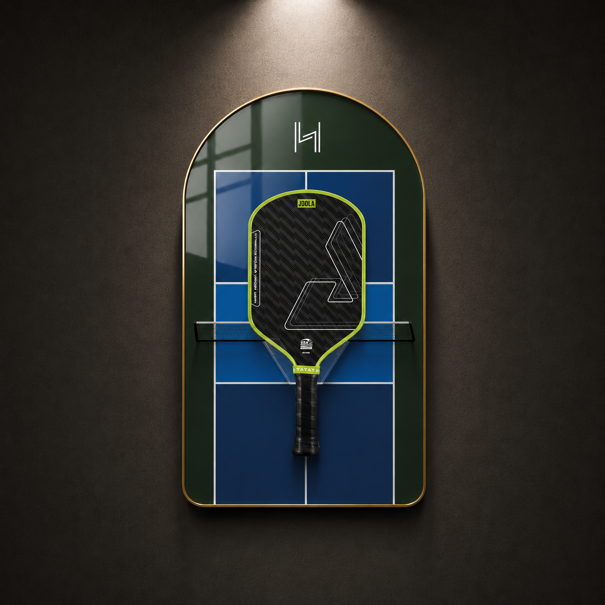 Premium Pickleball Paddle Display Frame Court Series (Excluding the Racket)