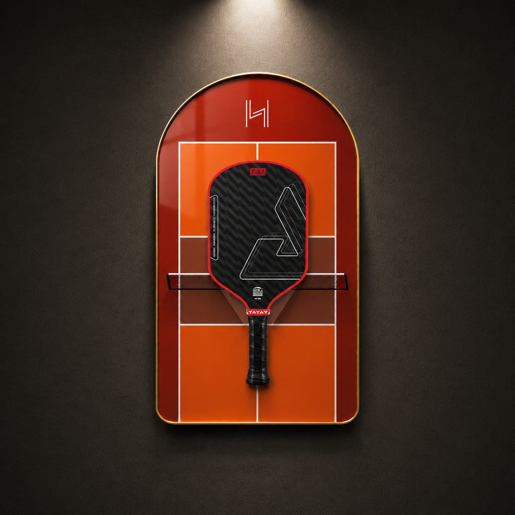 Premium Pickleball Paddle Display Frame Court Series (Excluding the Racket)