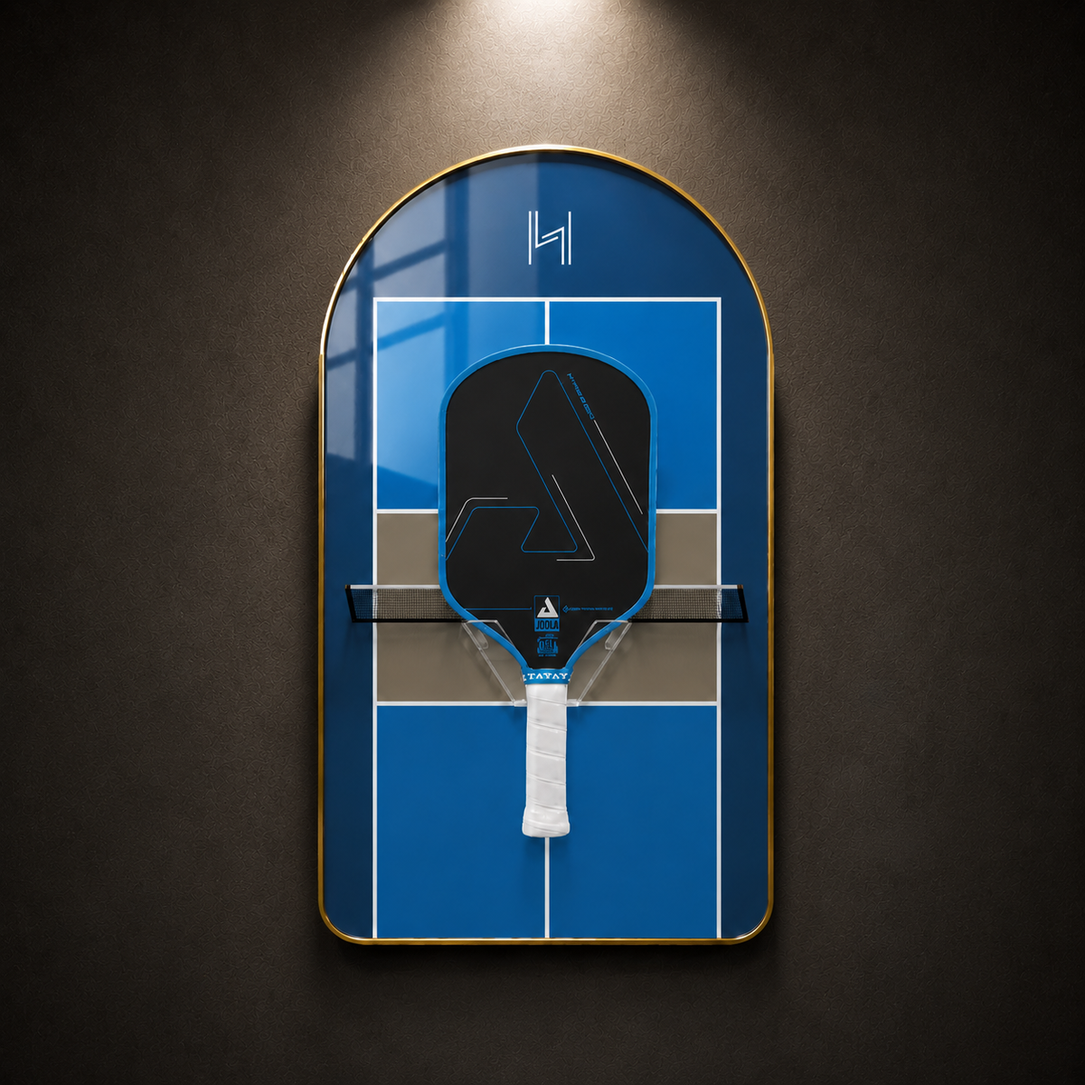Premium Pickleball Paddle Display Frame Court Series (Excluding the Racket)
