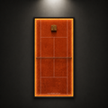 Premium Rectangular Racket Display Frame - Court Philippe-Chatrier (LED Gallery Edition)