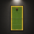 Premium Rectangular Racket Display Frame - Wimbledon (LED Gallery Edition)
