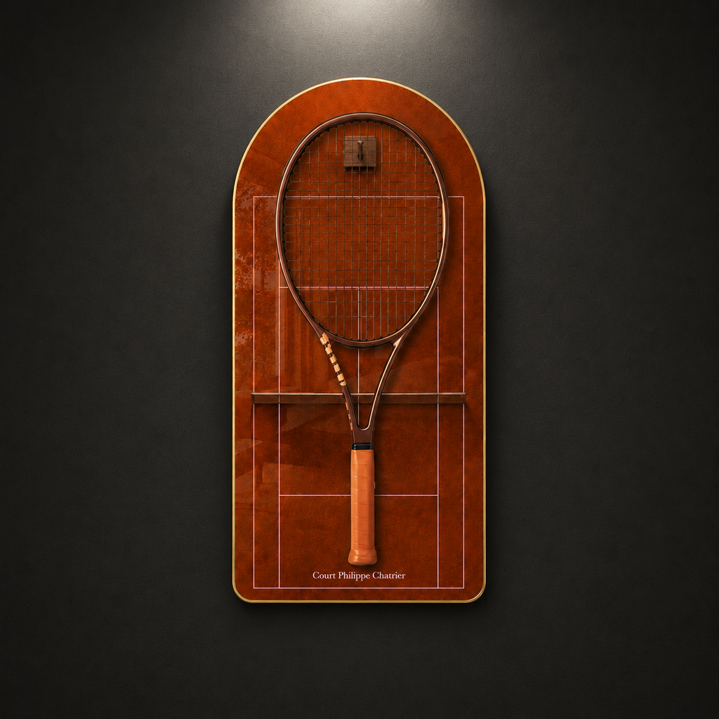 Premium Racket Display Frame Court Philippe-Chatrier Edition (Excluding the racket）