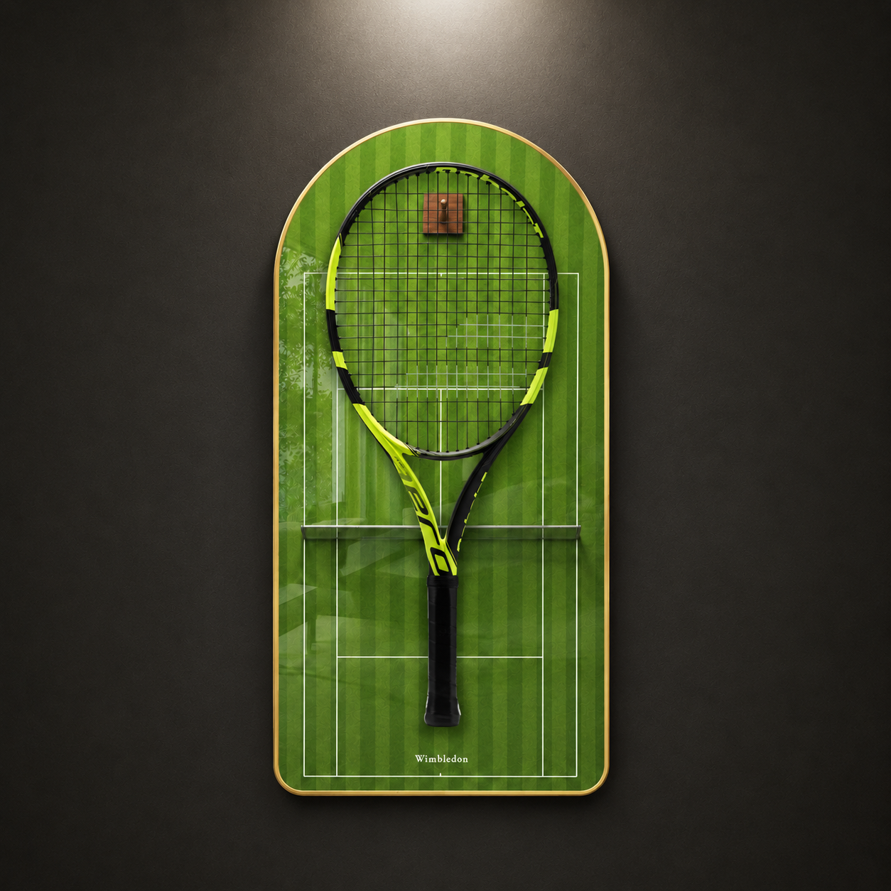 Premium Racket Display Frame Wimbledon Edition (Excluding the racket）
