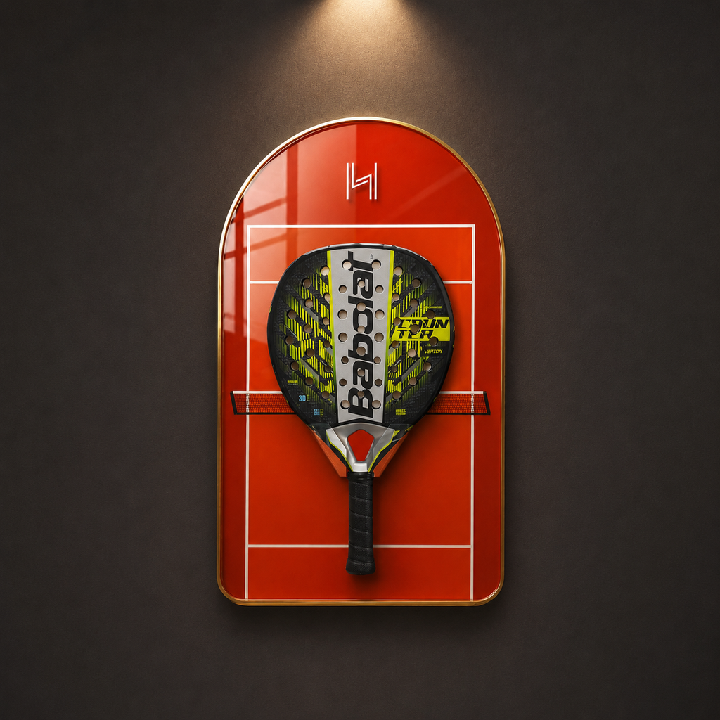 Premium Padel Racket Display Frame Terracotta Clay Edition (Excluding the Racket)