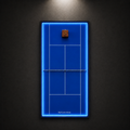 Premium Rectangular Racket Display Frame - Rod Laver Arena (LED Gallery Edition)