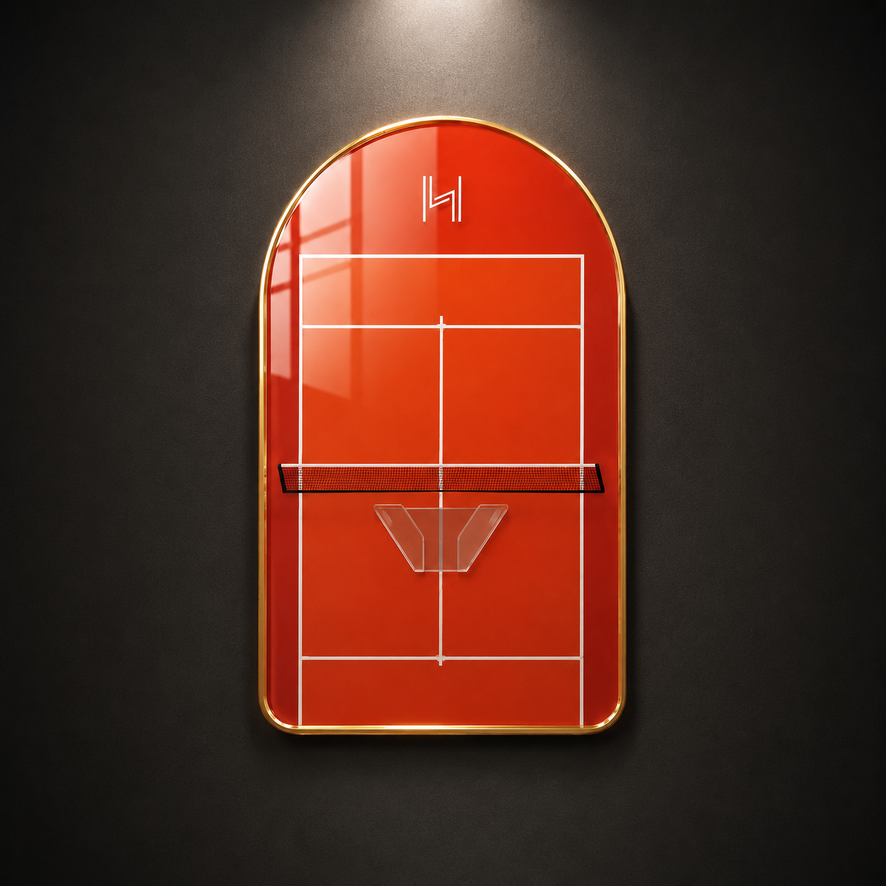 Premium Padel Racket Display Frame Terracotta Clay Edition (Excluding the Racket)