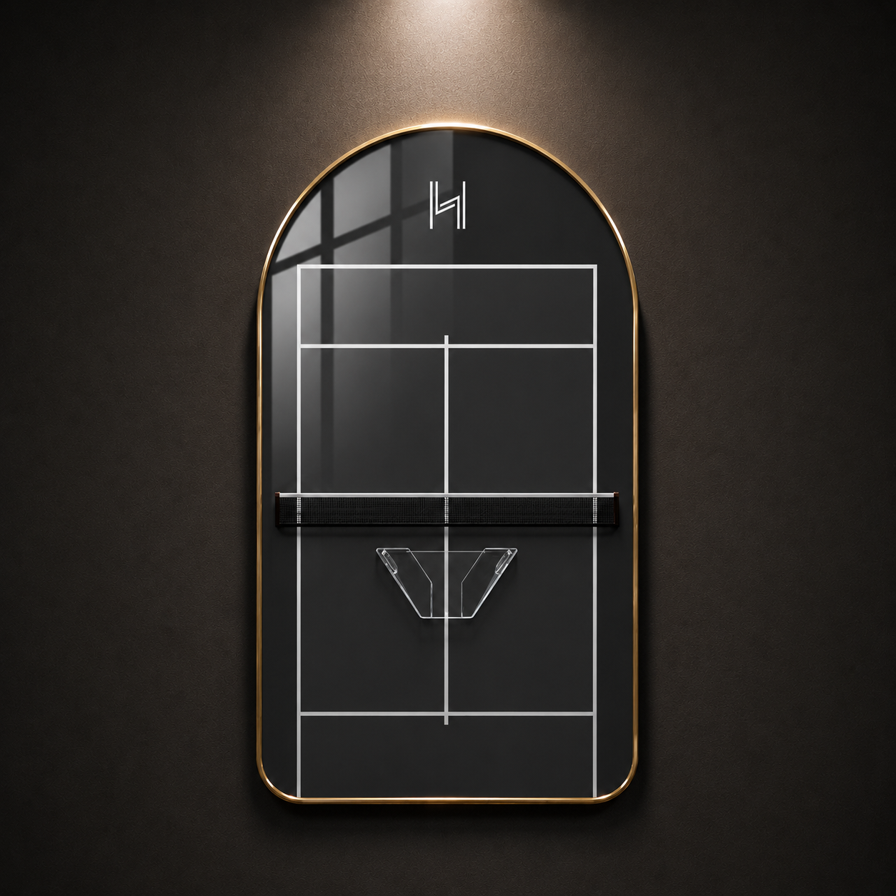 Premium Padel Racket Display Frame Black Court Edition (Excluding the Racket)
