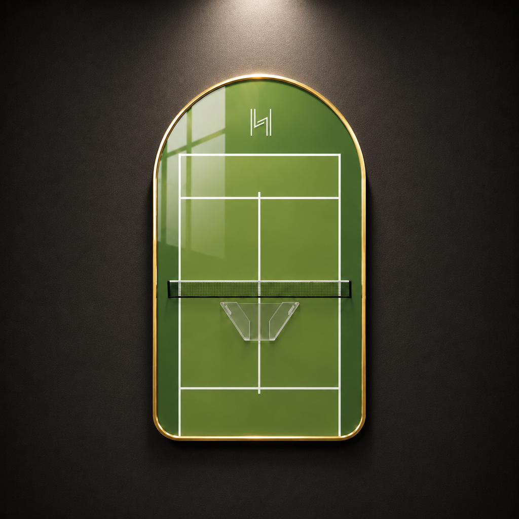 Premium Padel Racket Display Frame Club Green Edition (Excluding the Racket)