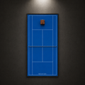 Premium Rectangular Racket Display Frame - Rod Laver Arena Edition