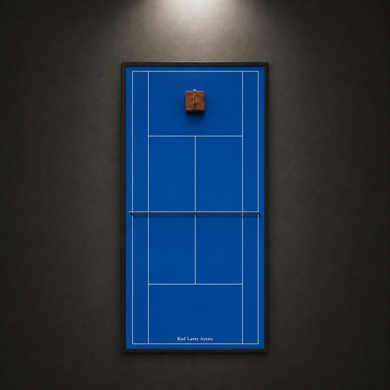 Premium Rectangular Racket Display Frame - Rod Laver Arena Edition