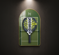 Premium Padel Racket Display Frame Club Green Edition (Excluding the Racket)