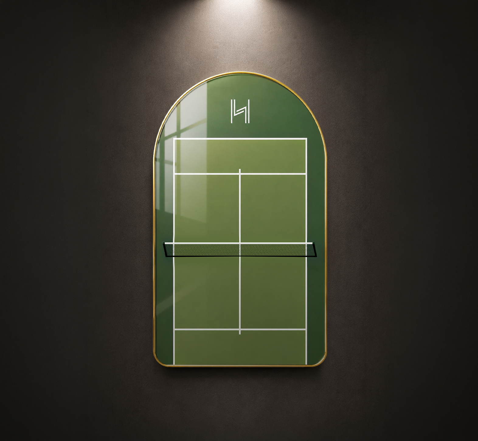 Premium Padel Racket Display Frame Club Green Edition (Excluding the Racket)