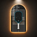 Pickleball Paddle Display Frame — Arched LED Edition