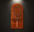 Premium Racket Display Frame Court Philippe-Chatrier Edition (Excluding the racket）