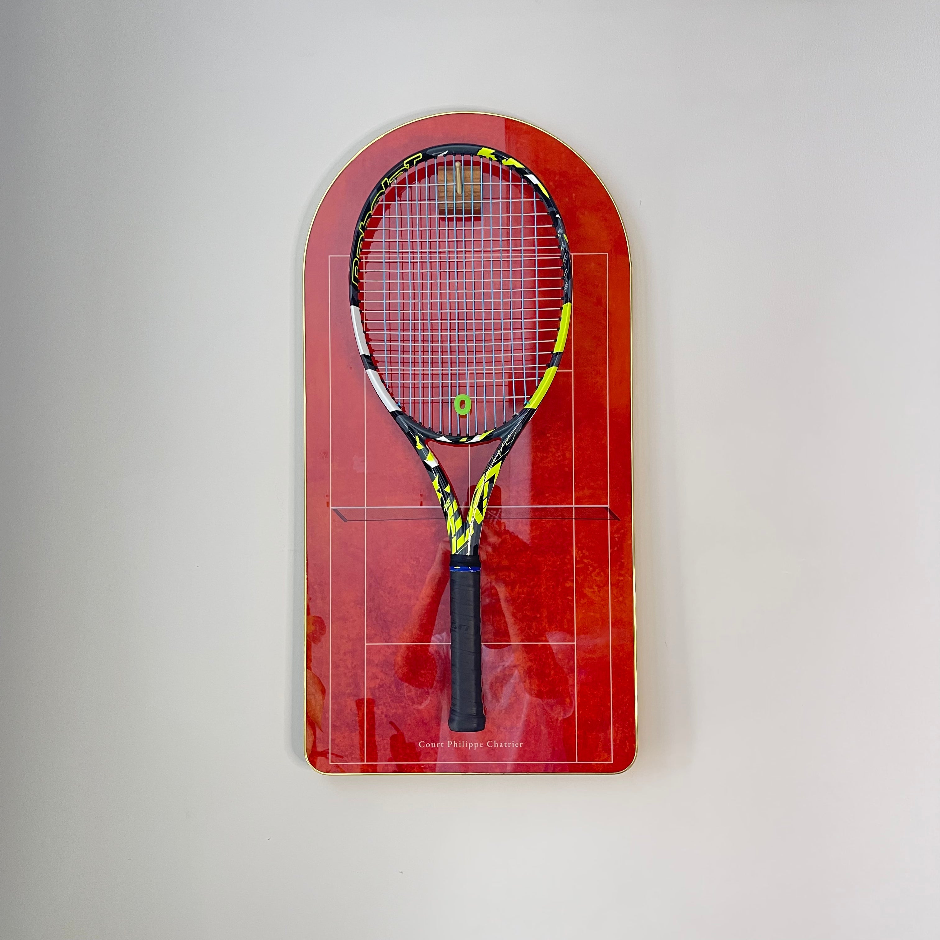 Premium Racket Display Frame Court Philippe-Chatrier Edition (Excluding the racket）