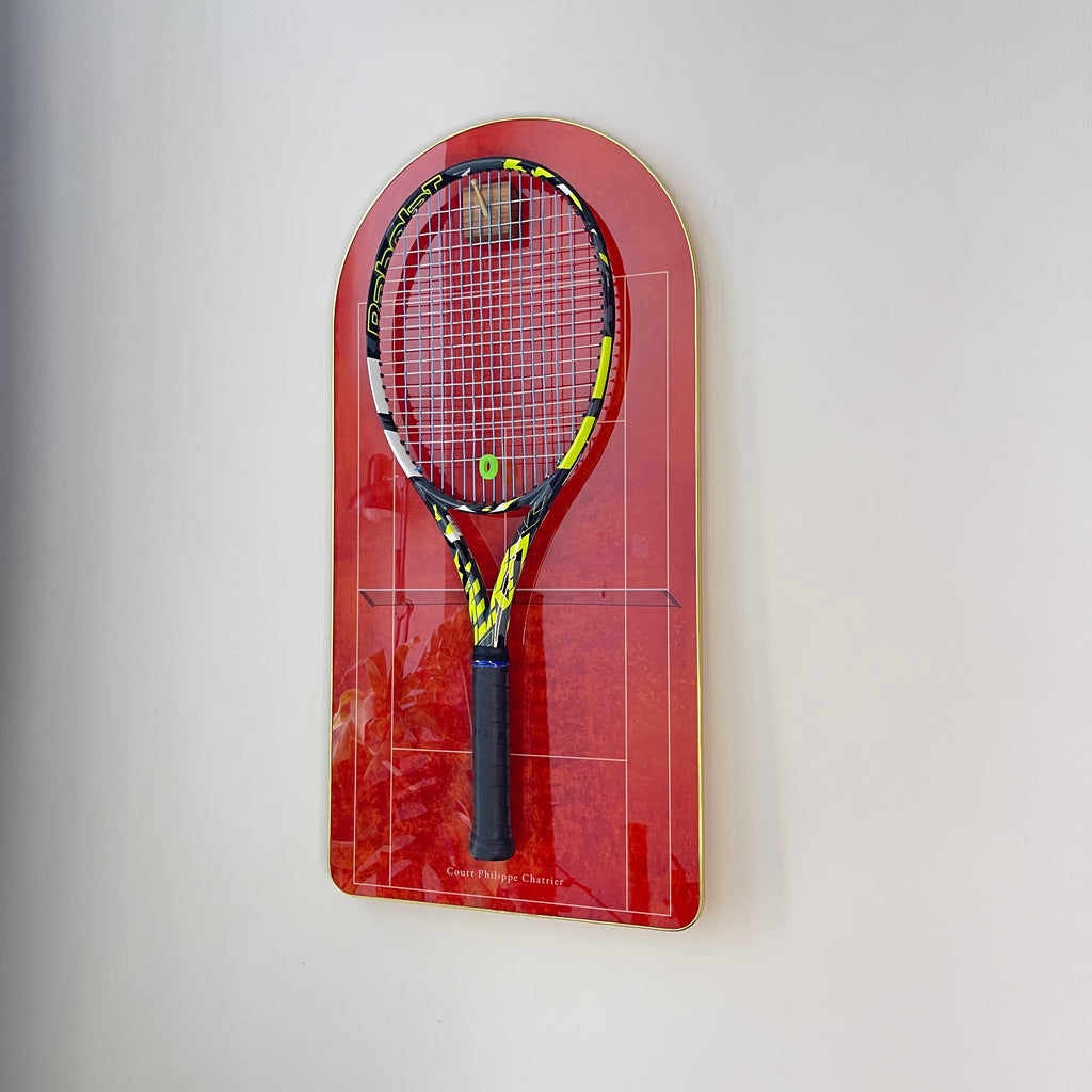 Premium Racket Display Frame Court Philippe-Chatrier Edition (Excluding the racket）