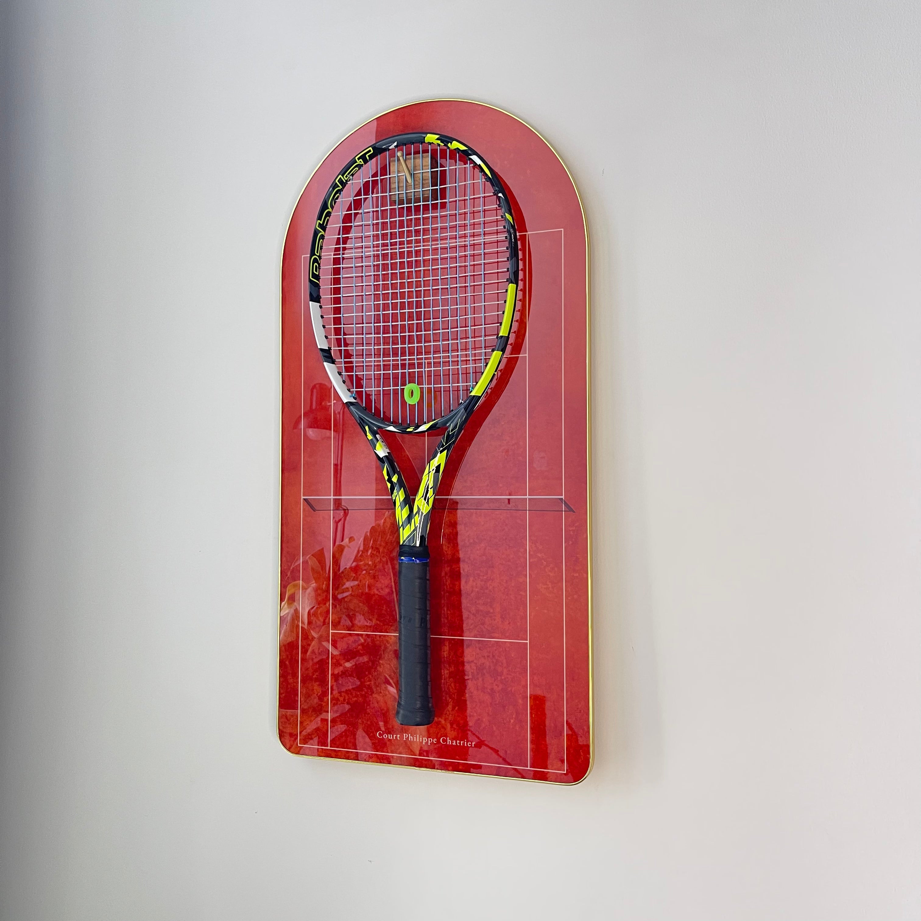 Premium Racket Display Frame Court Philippe-Chatrier Edition (Excluding the racket）