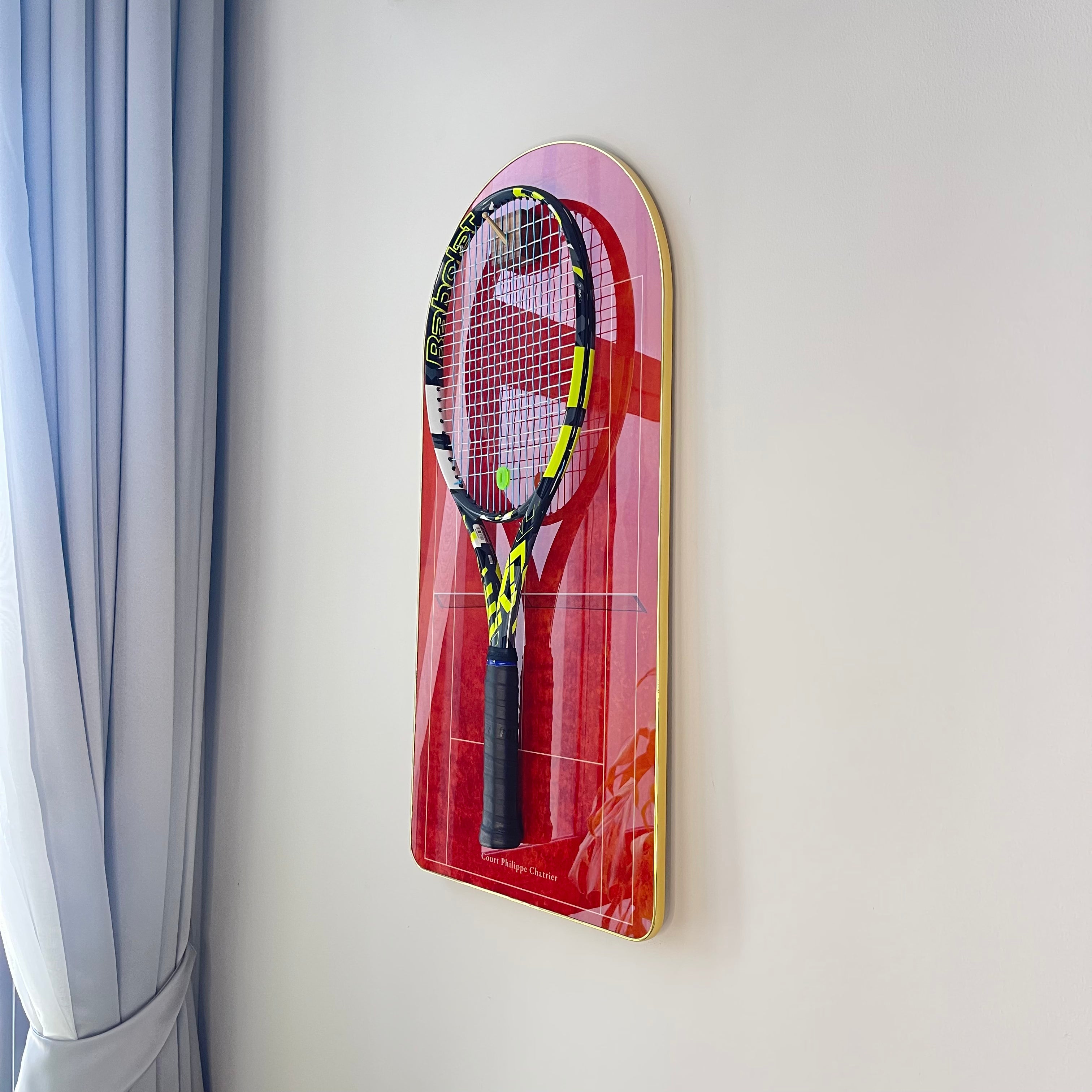 Premium Racket Display Frame Court Philippe-Chatrier Edition (Excluding the racket）