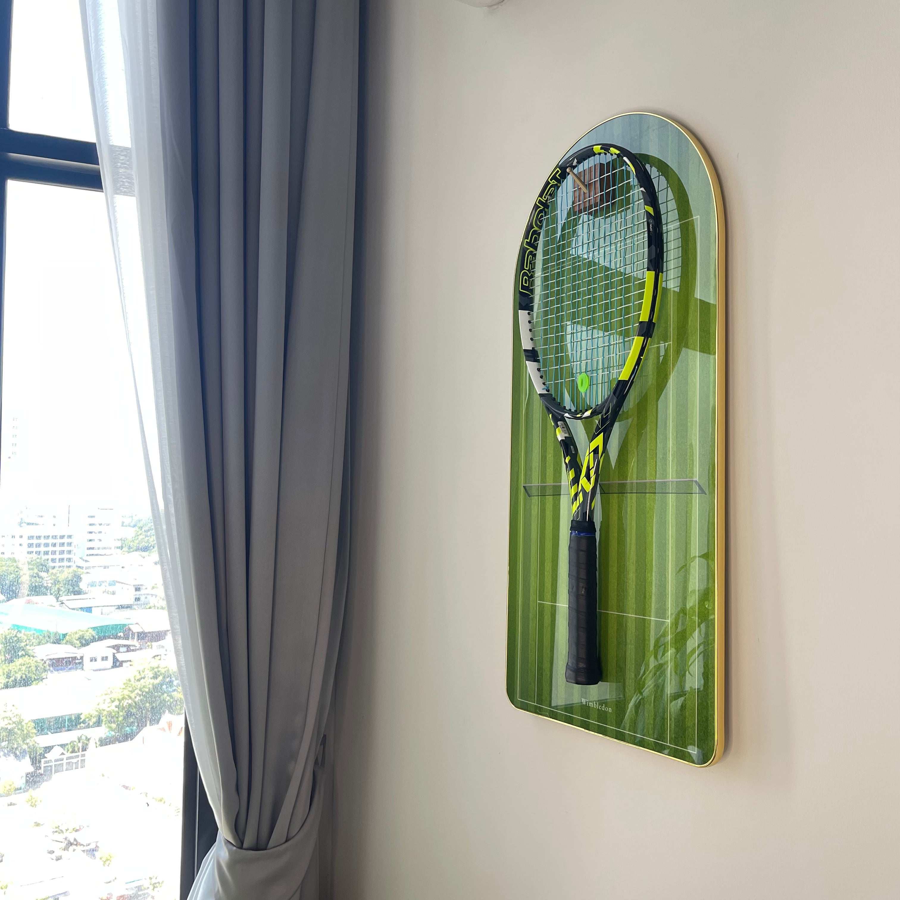 Premium Racket Display Frame Wimbledon Edition (Excluding the racket）