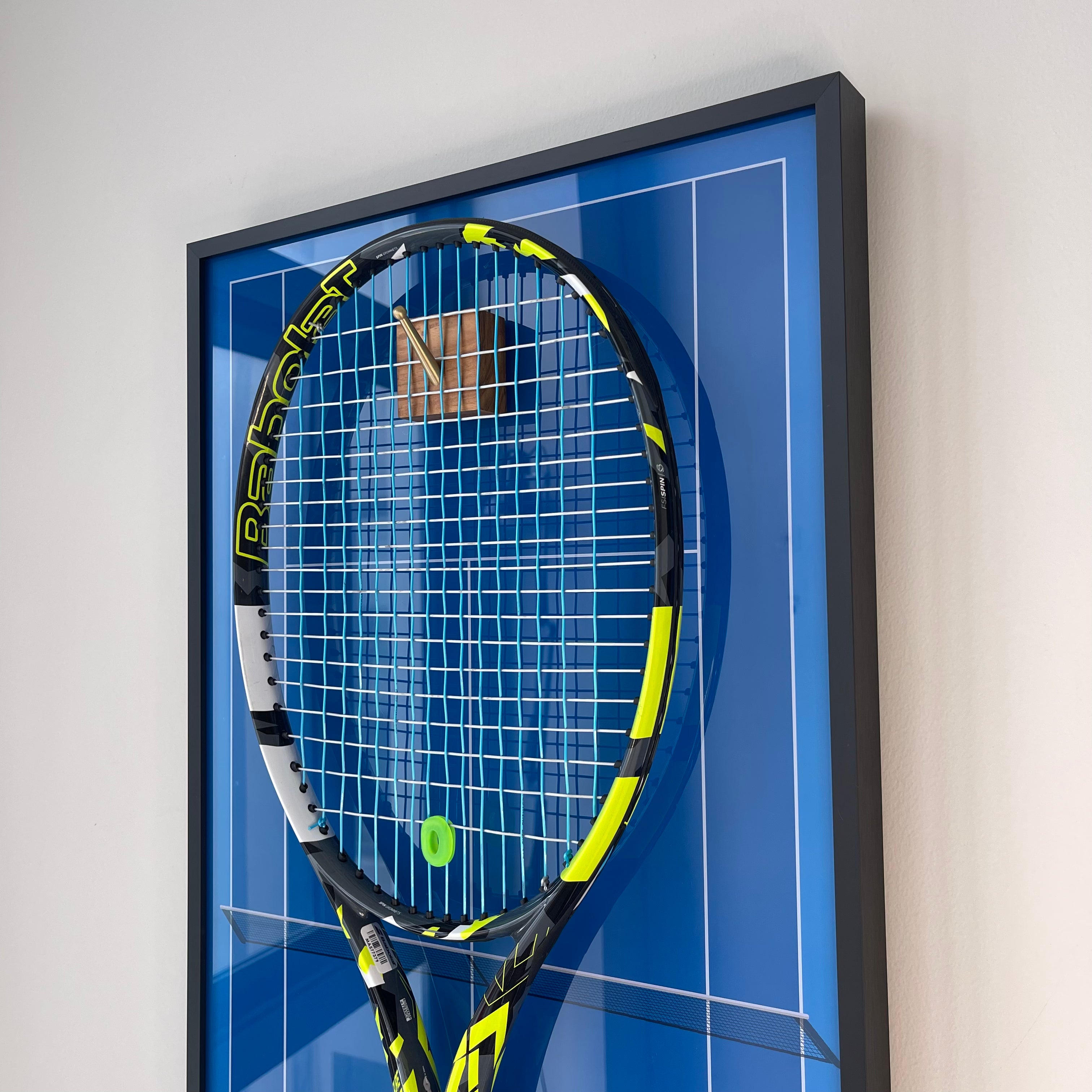 Premium Rectangular Racket Display Frame - Rod Laver Arena Edition