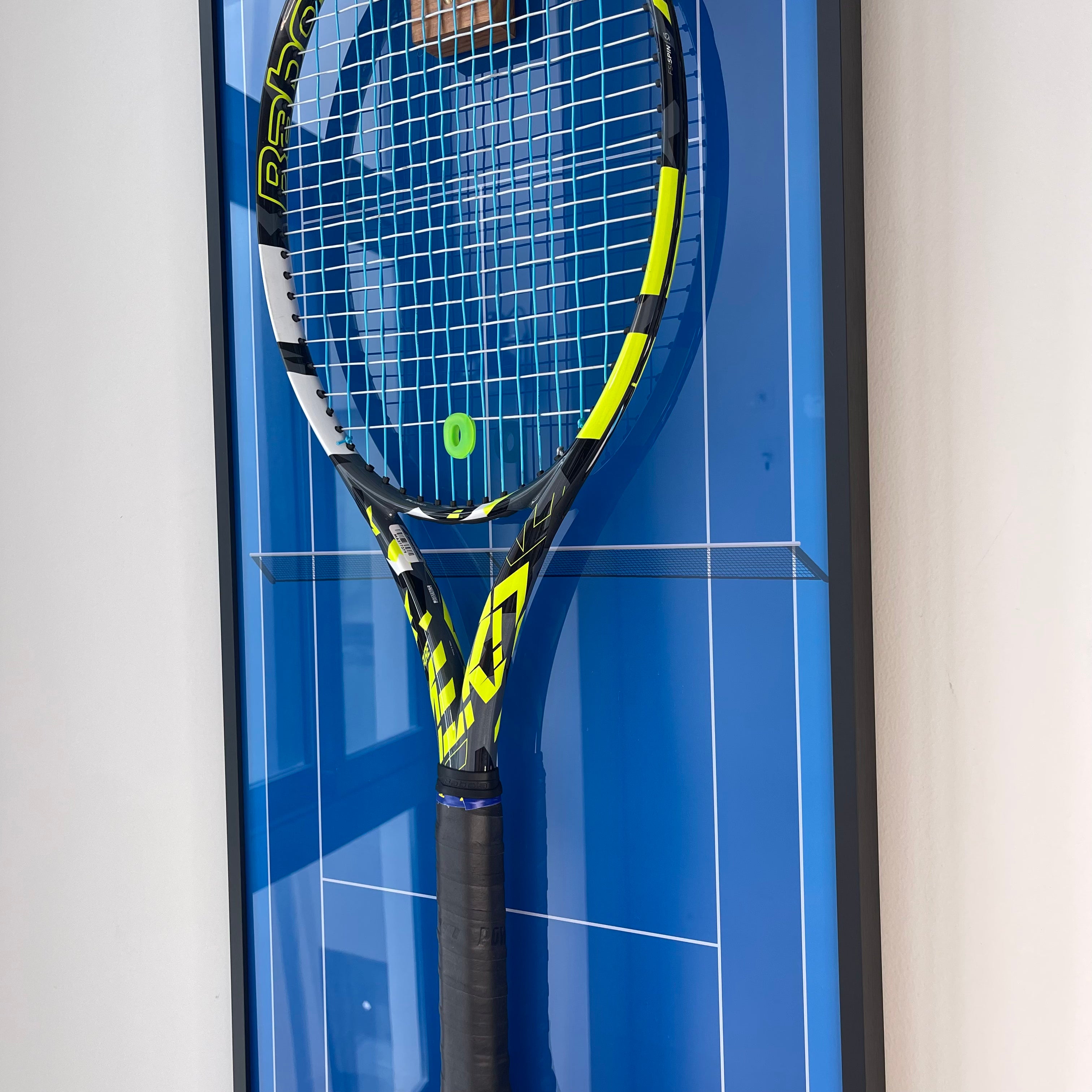 Premium Rectangular Racket Display Frame - Rod Laver Arena Edition
