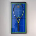 Premium Rectangular Racket Display Frame - Arthur Ashe Stadium Edition