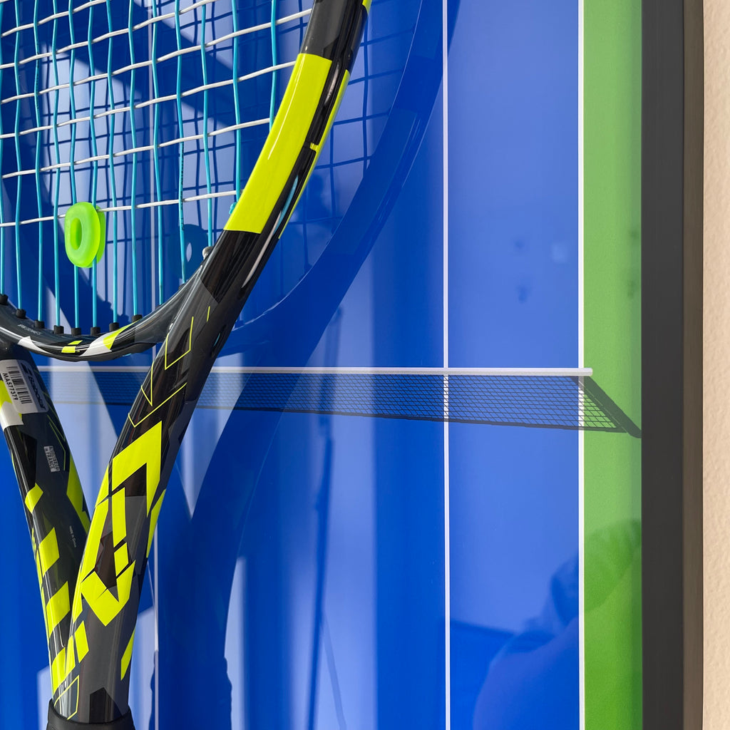 Premium Rectangular Racket Display Frame - Arthur Ashe Stadium Edition