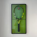 Premium Rectangular Racket Display Frame - Wimbledon Edition