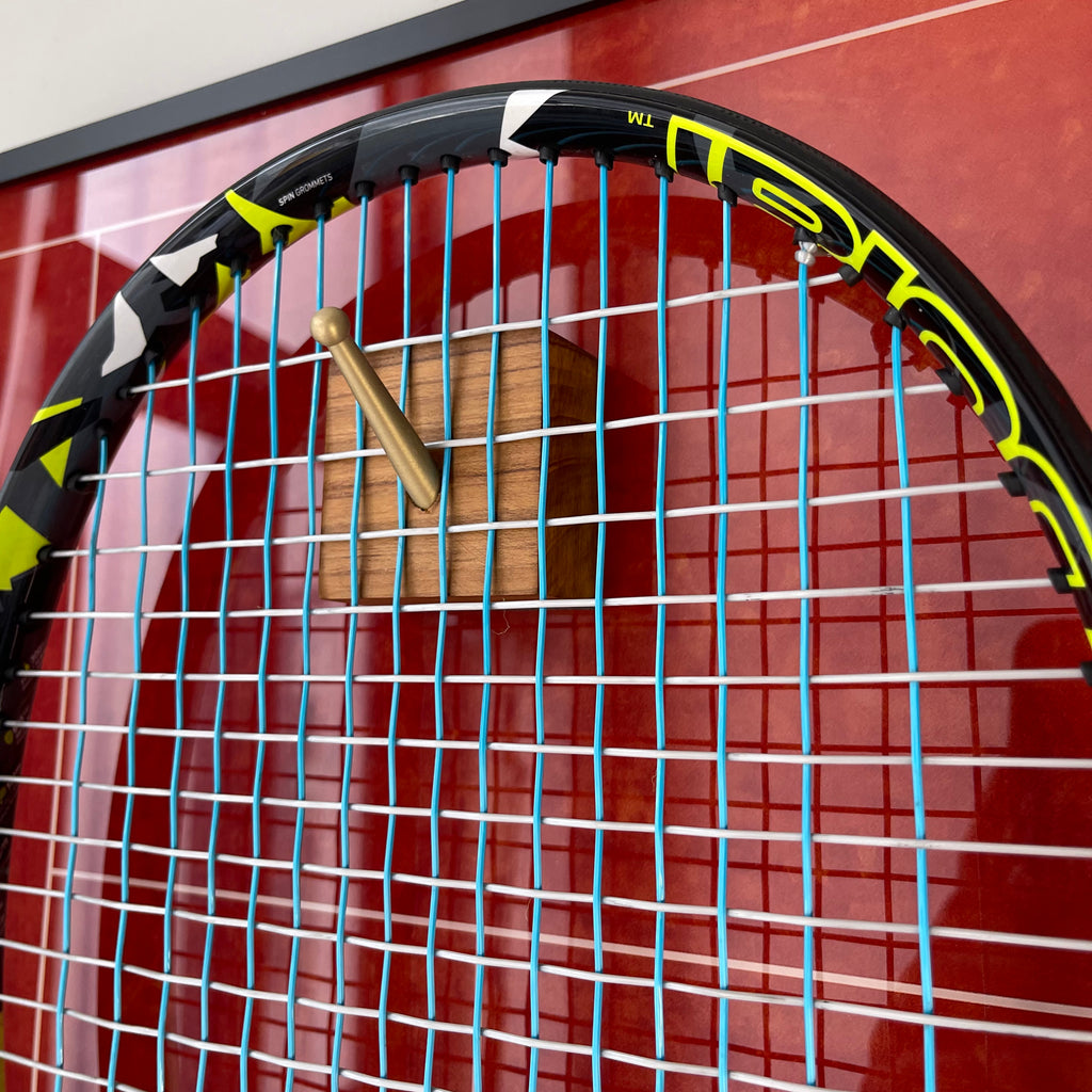 Premium Rectangular Racket Display Frame - Court Philippe-Chatrier Edition