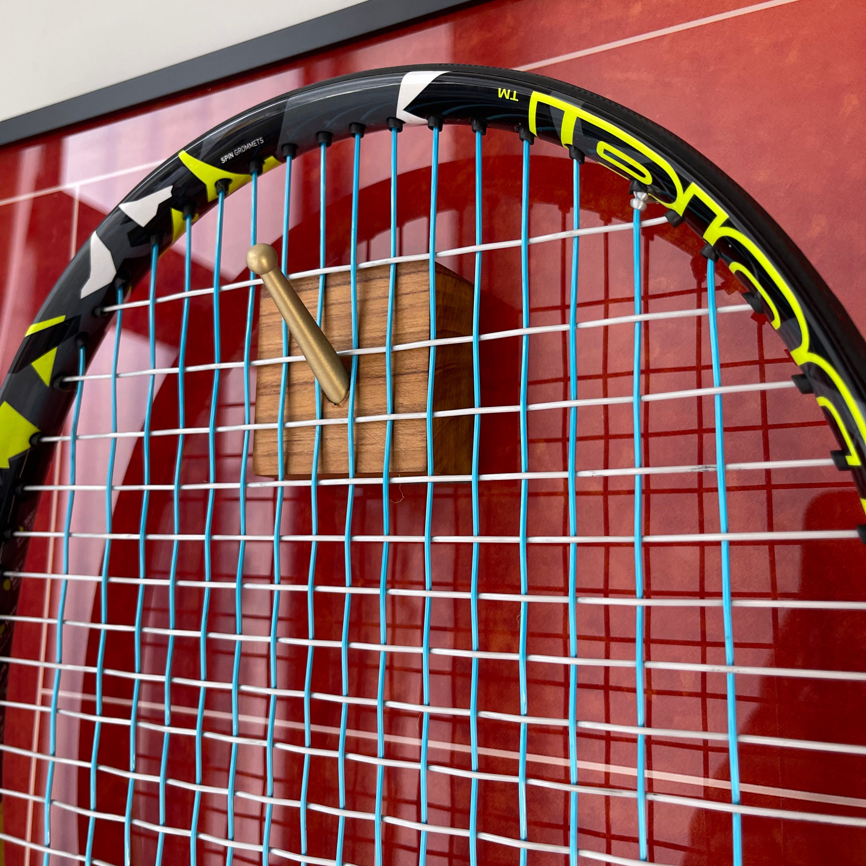 Premium Rectangular Racket Display Frame - Court Philippe-Chatrier Edition