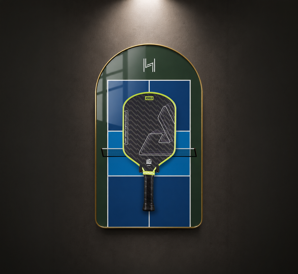 Premium Pickleball Paddle Display Frame Court Series (Excluding the Racket)