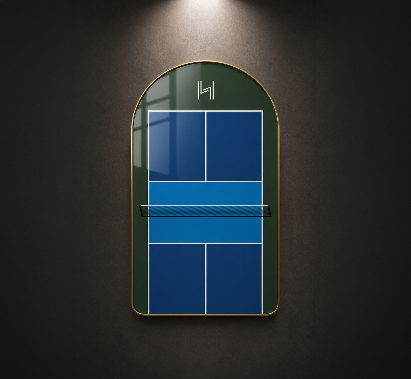 Premium Pickleball Paddle Display Frame Court Series (Excluding the Racket)