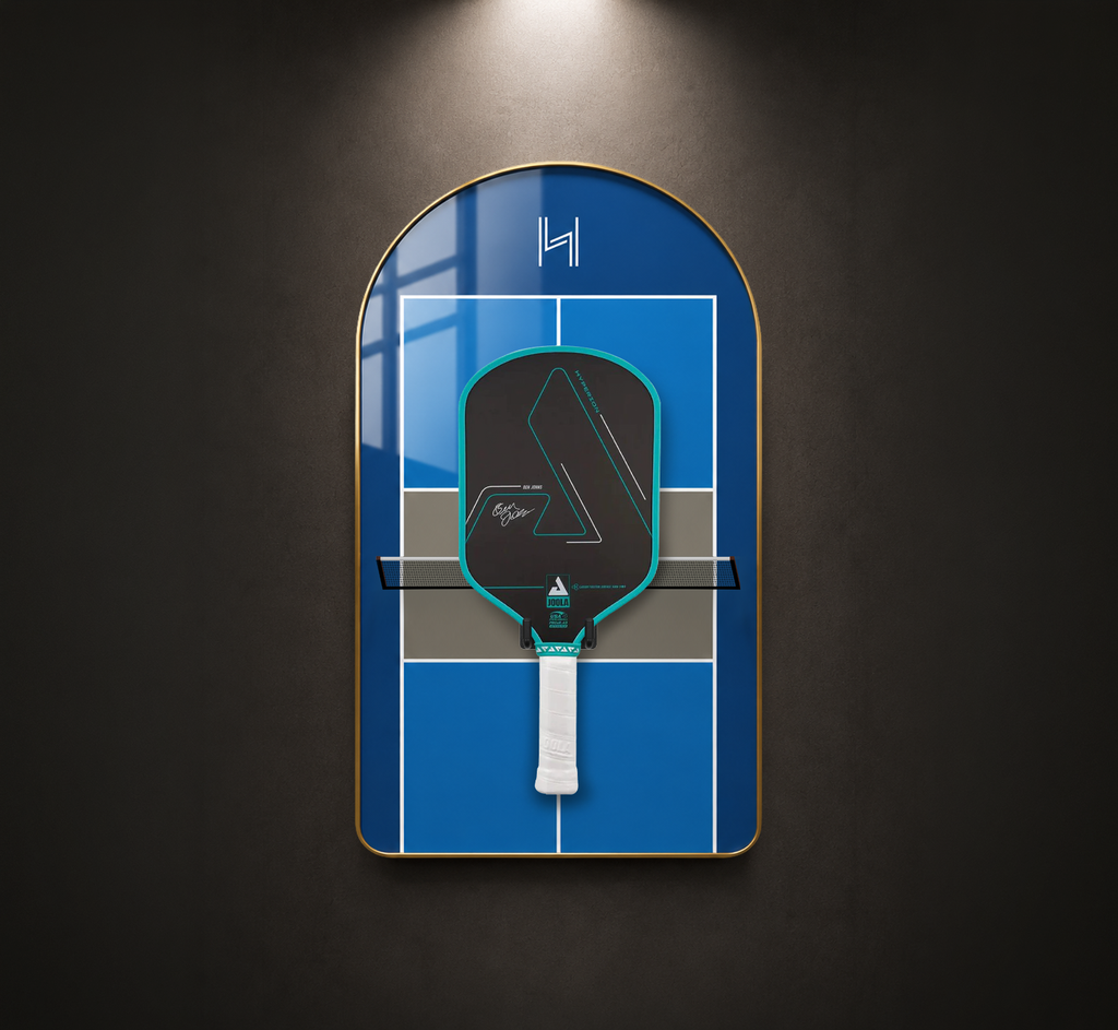 Premium Pickleball Paddle Display Frame Court Series (Excluding the Racket)