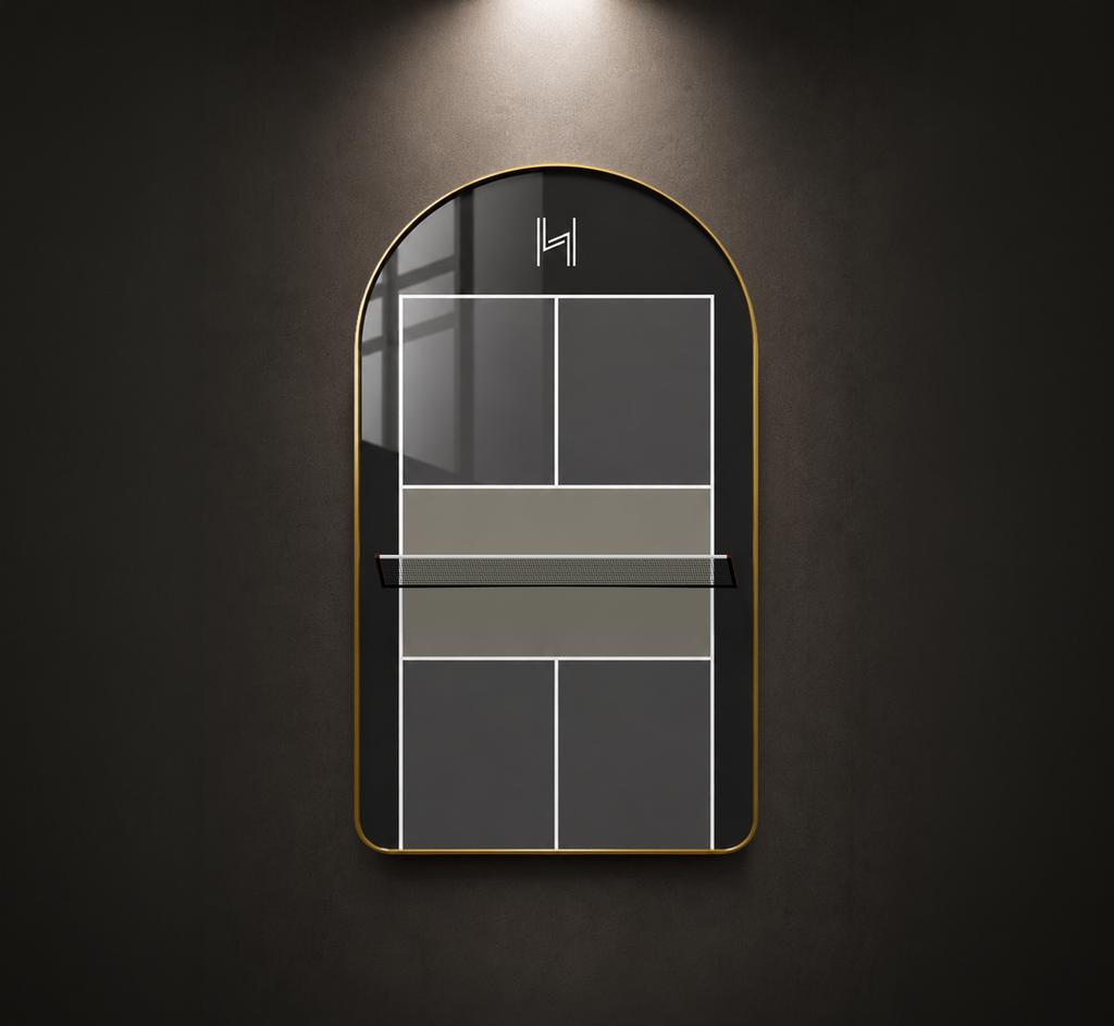 Premium Pickleball Paddle Display Frame Court Series (Excluding the Racket)