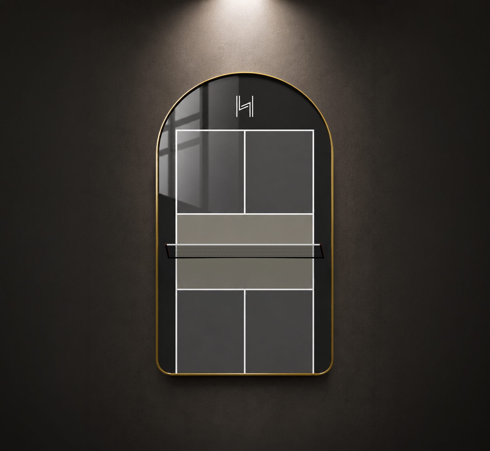 Premium Pickleball Paddle Display Frame Court Series (Excluding the Racket)