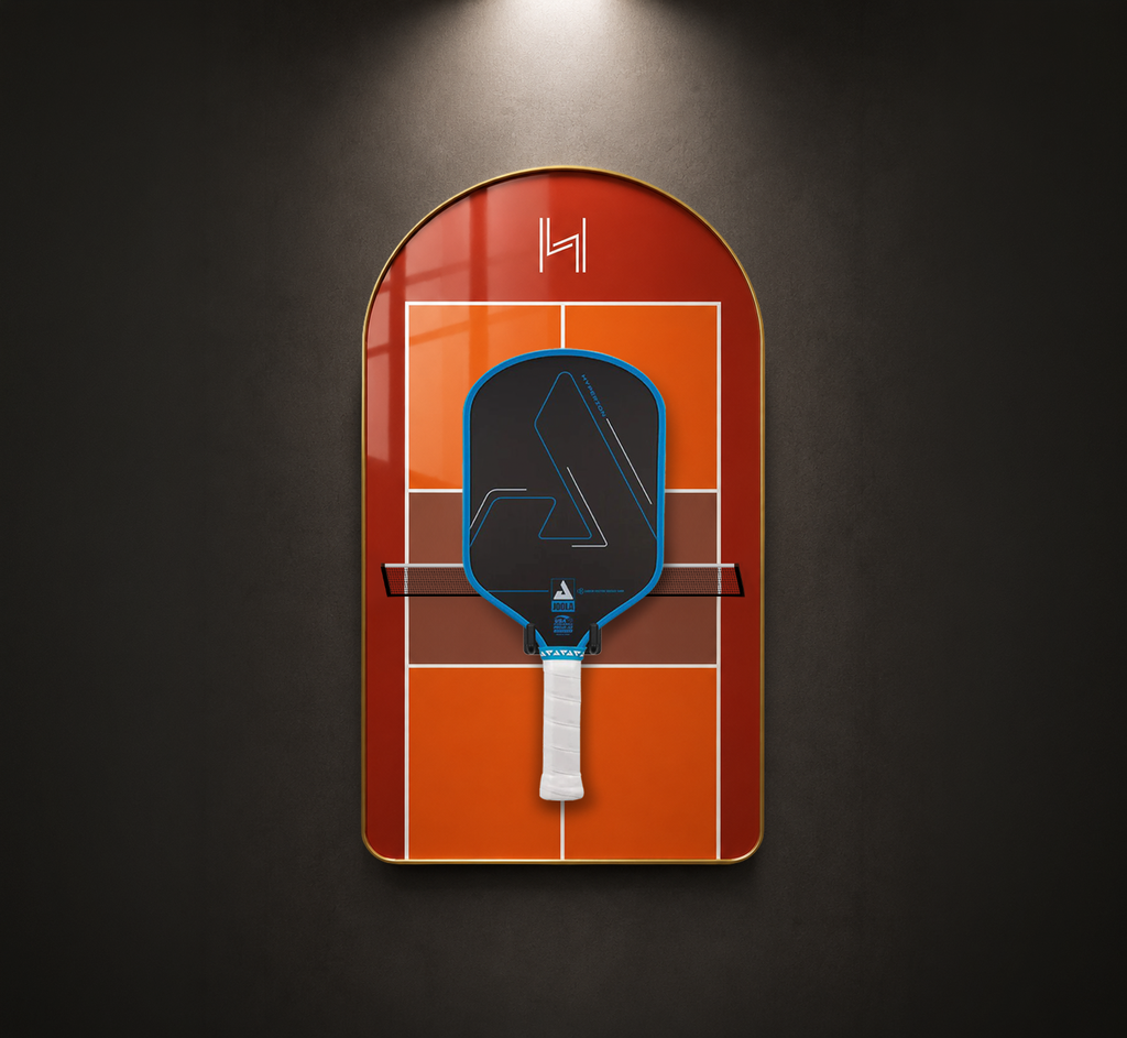 Premium Pickleball Paddle Display Frame Court Series (Excluding the Racket)