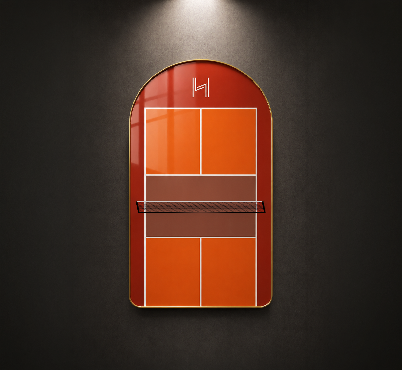 Premium Pickleball Paddle Display Frame Court Series (Excluding the Racket)