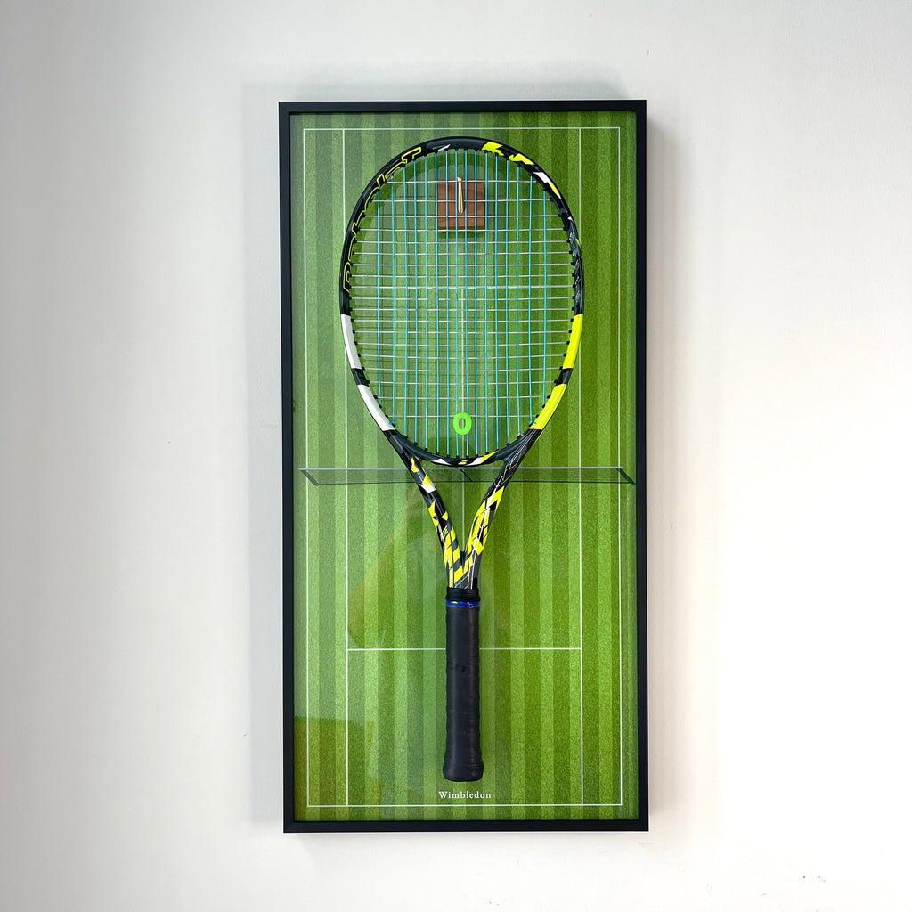 Premium Rectangular Racket Display Frame - Wimbledon Edition