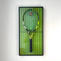 Premium Rectangular Racket Display Frame - Wimbledon Edition