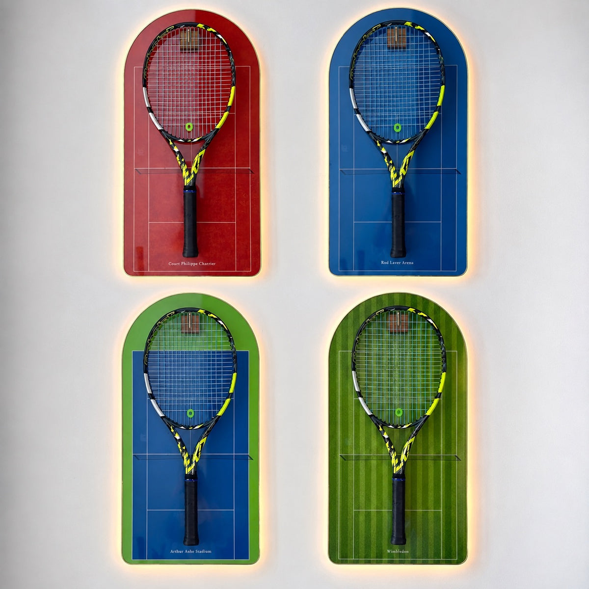 Premium Racket Display Frame LED Edition