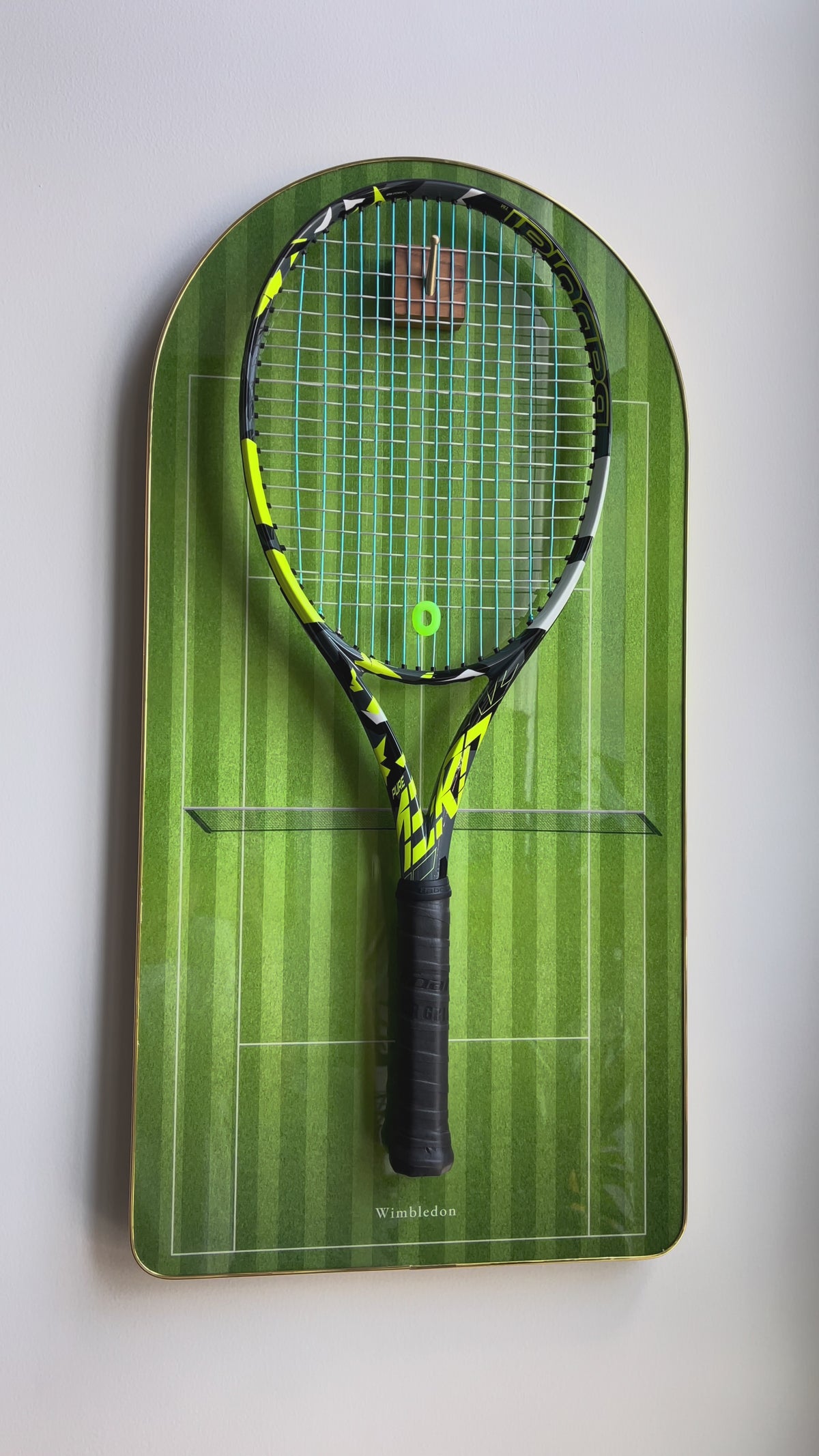 Premium Racket Display Frame Wimbledon Edition (Excluding the racket）