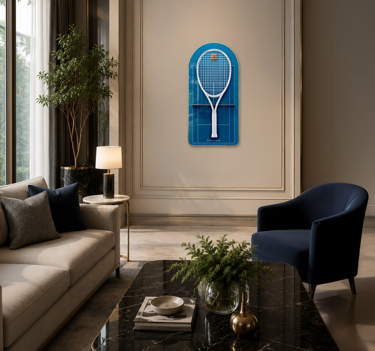 Premium Racket Display Frame Rod Laver Arena Edition (Excluding the racket)